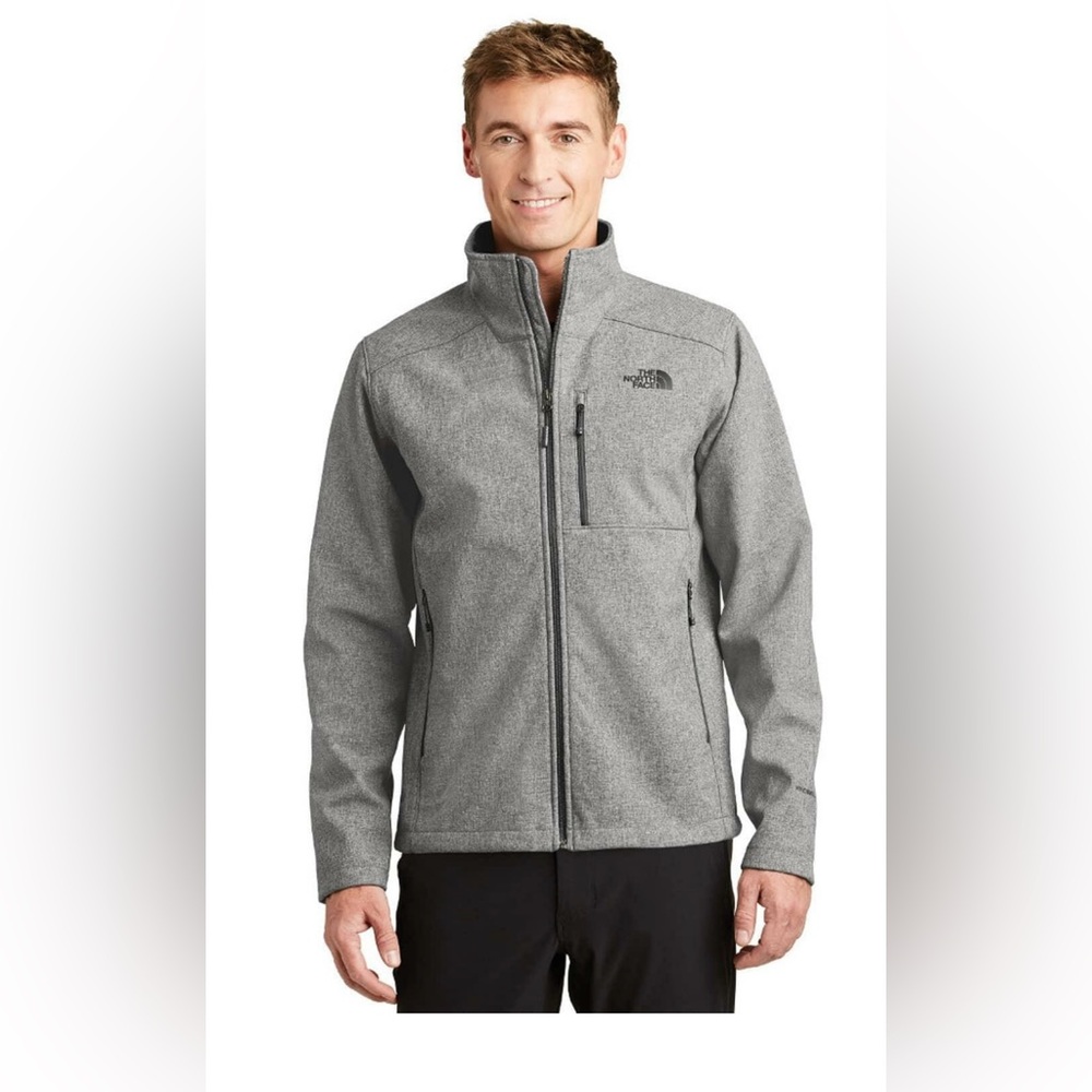 The North Face Mens Windwall Jacket Heather Gray - Picture 2 of 8
